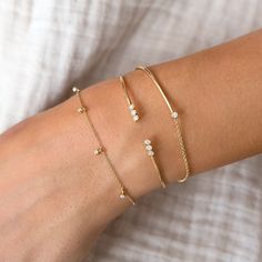 Open Cuff Bracelet, Bracelets Gold Diamond, Simple Bracelets, Popular Jewelry, Women's Jewelry And Accessories, Bezel Diamond, Simple Jewelry, Dainty Jewelry