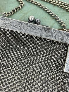 Vintage Chainmail Wristlet Purse (OL)  | eBay Silver Handheld Clutch For Everyday Use, Silver Rectangular Clutch For Daily Use, Rectangular Evening Wristlet, Classic Rectangular Wristlet For Evening, Silver Clutch With Chain For Gifting, Elegant Silver Wristlet For Everyday Use, Classic Rectangular Evening Wristlet, Classic Rectangular Wristlet As Gift, Classic Rectangular Wristlet Perfect As A Gift