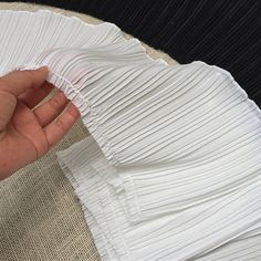 PRICES MAY VARY. Production Type : Chiffon Technology : Woven fabric with machine pleated Width:6-1/2 inches or 17 cm Color : Black , White Unit of Sale : 2 Yards , 1 yard=91 cm Color : White 
 This item is soft and in 6-1/2 inches wide , it is big enough for garment extender , and soft and ruffled technology which increase more charming to your style . it is perfect to add the bottom of the dress and Top , it will be great even to delicate the cuff . 1900 Dresses, Fabric Wedding Dress, White Units, Ruffle Fabric, Dress Doll, Wedding Fabric, Pleated Fabric, Chiffon Ruffle, Craft Sewing