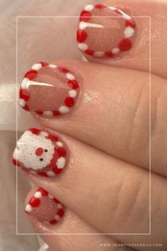 Santa Nails Holiday Spirit