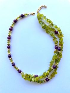 Ruby and Raw Peridot Asymmetrical Necklace, Unusual Unique Design Jewelry, Genuine Gemstone Necklace for Women, Gift for Mom Wife Sister BFF - Etsy Raw Peridot, Women Christmas Gifts, Asymmetrical Necklace, Ruby Beads, Green Jewelry, Women Christmas, Unique Jewelry Designs, Statement Necklaces, Metal Ornament