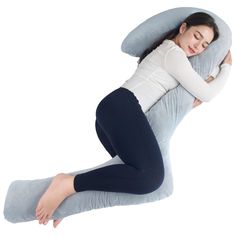 PRICES MAY VARY. 10-IN-1 ERGONOMIC COMFORT PILLOW - Our posture 3-Shaped swan body pillow helps spine alignment for full body support & pressure. Cozy, Cradling Support in Any Sleep Position allows you to sleep on your back, side or stomach while helping align your spine for soothing comfort. Our long pillow replaces the need for up to 10 other pillows. Supports your head, neck, spine, belly, back, hips, and legs. CHOOSE THE COMFORT 3-SHAPED FULL BODY PILLOW - It’s the ultimate oversized cuddle Relaxation Activities, Memory Foam Body Pillow, Spine Alignment, Back Support Pillow, Cuddle Pillow, Side Sleeping, Sleeping Pillow, Side Sleeper Pillow, Sleep Support