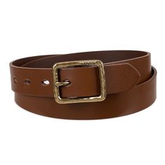 This Women's Levi's Leather Jean Belt is the perfect way to tie any casual look together. BELT FEATURES 7 oblong holes for an adjustable fit Rectangular buckle Gold tone finish 1 3/16-in. strapFABRIC & CARE Genuine leather Wipe clean Imported Size: 1X. Color: Dark Beige. Gender: female. Age Group: adult. Casual Leather Belt, Womens Belt, Leather Jeans, Jean Belts, Dark Beige, Brown Belt, Levis Women, Embossed Logo, Belt Size