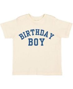 Sweet Wink Boys' Birthday Boy Varsity Short Sleeve T-Shirt - Baby Toddler Boy Birthday, Casual Fall Jacket, Birthday Boy Shirt, Birthday Boy Shirts, Boy Shirt, Blue Birthday, Birthday Tshirts, Fall Halloween Decor, Neck Label