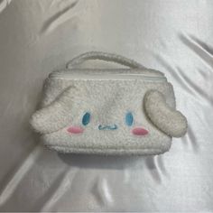 Like New Condition, Never Used Cute Bag For Makeup Or Stationary Supplies Free Mini Keychain Plush Included Kawaii White Pouch Bag, Cute Cream Travel Bag, Cute White Pouch Shoulder Bag, Cute Shoulder Bag For Errands, White Cosmetic Bag For Daily Use, White Kawaii Pouch Cosmetic Bag, Kawaii Beige Pouch Bag, White Kawaii Portable Cosmetic Bag, Cute Rectangular Shoulder Bag For Errands