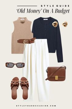 How To Dress 'Old Money' On A Budget: Spring & Summer 2024 Mode Ab 50, Budget Outfits, Capsule Wardrobe Outfits, Classic Style Outfits, Wardrobe Outfits, Fashion Capsule, Spring Summer 2024, Inspiration Mode