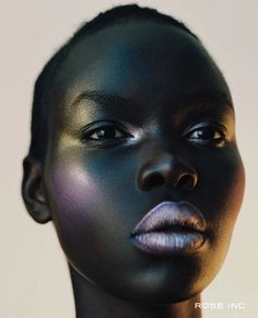 Iridescent Makeup Looks, Makeup Campaign, Donyale Luna, Iridescent Makeup, Shimmery Makeup, Makeup Stylist, Rose Inc, Jewelry Beauty, Party Makeup Looks