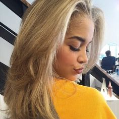 Warm Toned Blonde Hair, Toned Blonde Hair, Highlight Hair, Morning Kisses, Miss Usa, Dye My Hair, Hair Life, Hair Inspo Color