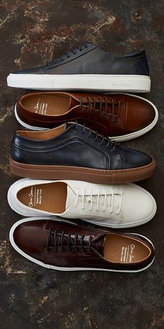 The luxury leather trainer has never looked more decadent. Discover the collection at Oliver Sweeney. Hand crafted in Italy Mens Dress Shoes Guide, Sneakers Outfit Men, Sneaker Outfits, Business Casual Shoes, Men Fashion Casual Shirts, Stylish Men Casual, Men Stylish Dress, Mens Casual Dress