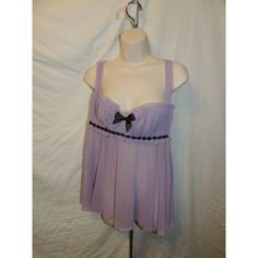 Nwt Frederick's Of Hollywood Purple Mesh Babydoll With G-String Size L Thank You For Viewing My Listing :) Purple Camisole Sleepwear For Bedtime, Fitted Purple Coquette Sleepwear, Fitted Purple Sleep Top, Purple Camisole For Sleepover, Purple Camisole For Daywear, Purple Lace Trim Party Sleepwear, Purple Sleeveless Sleep Camisole, Purple Camisole Top For Loungewear, Purple Coquette Sleepwear