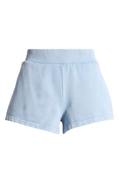 The weekend is calling, so answer in the kicked-back comfort of these relaxed shorts cut from a soft cotton-blend knit and topped with a comfortable, stretchy pull-on waistband. 2" inseam; 24" leg opening; 10" front rise; 13" back rise (size Medium) Pull-on style 80% cotton, 20% polyester Machine wash, tumble dry Imported Casual Bottoms With Built-in Shorts For Weekend, Basic Relaxed Fit Shorts, Comfy Short Length Pajama Shorts For Leisure, Comfy Short Length Pajama Shorts, Basic Loungewear Shorts, Relaxed Fit Shorts With Short Inseam For Leisure, Relaxed Fit Leisure Shorts With Short Inseam, Relaxed Fit Pajama Shorts For Leisure, Relaxed Fit Pajama Shorts With Ribbed Waistband