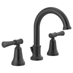 an image of two faucets with handles on each side and one handle in the middle