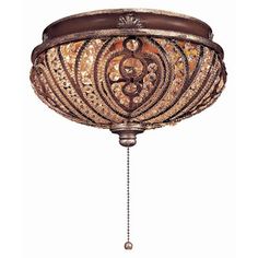 an ornately designed ceiling light fixture on a white background