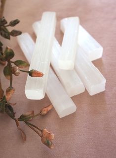 Selenite sticks – Selenite – The stone of cleansing and serenity – Crystals https://etsy.me/3H2Sop6 #rawselenite #selenitesticks #selenitestick #crystals #roughcrystals #crystal #selenite #roughselenite #selenitewand #lamagiska Selenite Wands, The Stone, Smoky Quartz, Taper Candle, Finland