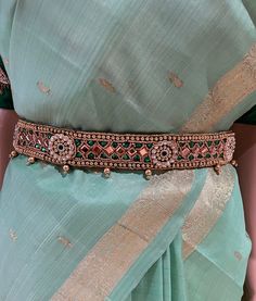 "Areya collections offers unique collection of items. Beautiful Maggam/embroidery work cloth Indian ethnic-wear waist belt (Vaddanam) for Adults Excellent accessory for women Indian wear (Saree, Half-saree,lehenga or dresses) for parties, weddings and events. Looks very pretty and attractive. This fabric waist belt is a perfect match on Wedding Sarees & Lehanga Cloth Vadanam Vaddanam Vadanalu Vadanallu Ottyanam Kardhani Kamarbandh For ladies Suitable to wear on Saree, Half-saree, nice frocks or long frocks or Lehenga's or Pattu Langa or Langa Voni or western dresses This embroidery Saree belt can be a perfect gift for your Girl Friend daughter mother sister fiancée bride. This can be a good gift or return gift for any girl/women for wedding , pooja, house warming or any event. This can be Women Indian Wear, Indian Wear Saree, Saree Belt, Hip Belts, Pattu Langa, Langa Voni, Saree With Belt, Half Saree Lehenga, Saree Lehenga