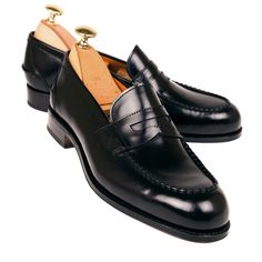 WOMEN PENNY LOAFERS 1655 Timeless Black Slip-on Loafers, Classic Tassel Loafers With Leather Sole And Flat Heel, Timeless Black Slip-on Tassel Loafers, Classic Flat Heel Loafers For Galas, Classic Dress Shoes With Removable Insole For Galas, Classic Formal Loafers With Branded Heel Counter, Classic Gala Dress Shoes With Removable Insole, Black Almond Toe Loafers With Leather Sole, Closed Toe Loafers With Branded Insole For Galas