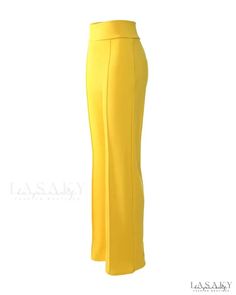 Lasaky - High waisted straight pants Straight Pants, Yellow Black, High Waisted, Pants, Trousers