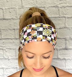 Thank you for stopping by Hair Haven Accessories!  Looking for a headband that won't slip off your head during your most intense workouts? Look no further than our handmade non-slip headband, designed with a wide fit for maximum coverage and a secure, comfortable fit. Approximately 3" wide. Crafted from high-quality materials, using sustainable techniques and made to last, our headbands are perfect for yoga, running, cycling, and more. Plus, with a variety of stylish colors and patterns to choos Casual White Headband For Gift, Trendy Adjustable Headband For Gift, Fun Adjustable Headband For Gift, Fun Adjustable Headband As Gift, Fun White Headband As Gift, Fun White Headband As A Gift, Casual Hair Accessories With Matching Headband As Gift, Fun Adjustable Headband For Gifts, Fun White Headband For Gift