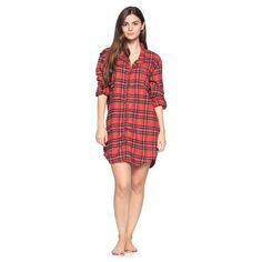 This Ashford & Brooks Cozy Flannel Long Sleeve Classic Button-Down Boyfriend Pajama Sleep Shirt for Women is made from durable ultra-soft 55% Cotton /45% Polyester fabric. The Fabric blend is designed to give you that soft and warm touch that feels great against skin, at the same time prevent excessive shrinkage, Unlike the 100% Cotton Flannel fabric. The Short Sleep Top Nightgown will keep you warm and comfortable during the cold winter days yet stylish at the same time. Designed with a roomy r Flannel Shorts, Short Gowns, Flannel Women, Cozy Flannel, Sleep Shirt, Winter Days, Flannel Fabric, Night Shirt, Shirt For Women