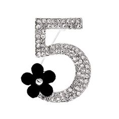 PRICES MAY VARY. HIGH QUALITY - With premium alloy material with fine workmanship, this brooch pin is wear-resistant and durable. DESIGN - Number 5 shape with flower and rhinestone inlaid, never be out of date. SIZE - 3.6cm x 3cm/1.42" x 1.18" MATERIAL- Alloy, Rhinestone, Acrylic PERFECT GIFT - A perfect personal decoration brooches pins for women ladies dress up to add additional charms. This can be an ideal gift for brides, ladies, valentines in birthday, Chistmas and new year. Specifications: Pin Clothes, Rhinestone Outfit, Brooch Corsage, Number Five, Lapel Brooch, Scarf Pin, Animal Brooch, Heart Brooch, Number 5