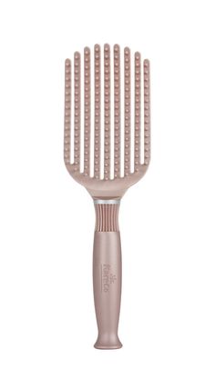 Detangle, smooth and shape large sections of wet or dry hair with a uniquely flexible paddle and ionic bristles. This award-winning hair brush gently massages and glides as it eliminates knots, making it ideal for sensitive scalps and protecting hair of all textures from breakage. Busting tangles has never been this easy! Full-flex, wide-platform one mold paddle Easy Glide Brushing Bristles with curve Snag & Tangle Free Rehydrates, re-conditions and restores hair’s natural moisture balance Ideal Best Detangling Brush, Curly Hair Growth, Curl Types, Detangler Brush, Clean Hairbrush, Best Hair Brush, Haircuts For Medium Length Hair, Paddle Brush, Detangling Brush