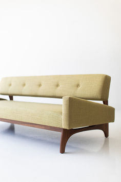 Living Room Sofa Modern Teak Sofa 1601 Midcentury Modern Sofa, Modern Wood Sofa, Banquette Table, Bent Plywood, Modern Sofa Designs, Sofa Modern, Teak Sofa, Modern Ottoman, Sofa Sofa