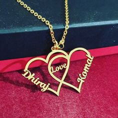 Thali Design, Name Locket, Plain Gold Bangles, Couple Name, Mangalsutra Design, Heart Stencil, Personalised Necklace