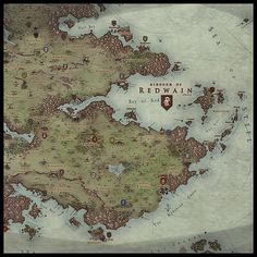 a map of redwall in the middle of nowhere