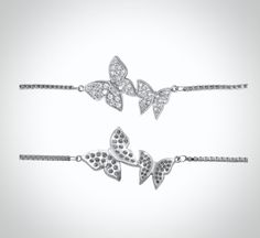 Butterflies represent a passionate bond and endless love. Perfect for a butterfly-themed wedding, this delicate bracelet is an ideal accessory for the minimalist bride, or can make a thoughtful gift for your young bridesmaids or flower girls. Adorned with flawlessly faceted cubic zirconia, it captures the light from every angle with a perfectly translucent appeal, sparkling beautifully. All it takes is a simple glance at this beautiful design to see its extremely subtle and classy look that make Adjustable Dainty Butterfly Bracelet, Elegant Hypoallergenic Butterfly Jewelry, Delicate Adjustable Jewelry With Butterfly Charm, Adjustable Delicate Jewelry With Butterfly Charm, Adjustable Delicate Butterfly Charm Jewelry, Elegant Silver Bracelet With Butterfly Clasp, Elegant Bracelets With Butterfly Clasp, Elegant Silver Butterfly Bracelets, Silver Bracelet With Butterfly Clasp For Gift