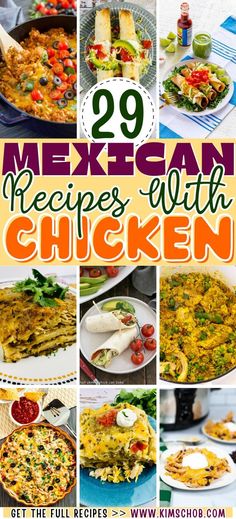 mexican recipes with chicken are the best way to make them look delicious and tasty