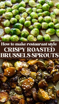 roasted brussel sprouts and how to make restaurant style crispy roasted brussel sprouts