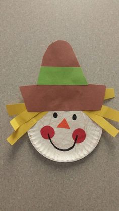 Fall Farm Crafts Preschool, Scarecrow Activity Preschool, Scare Crow Craft For Preschoolers, Scarecrow Projects Preschool, Scarecrows Activities For Preschool, Scarecrow Crafts For Infants, Autumn Crafts For Kindergarten, Scarecrow Preschool Art, Farm Harvest Preschool