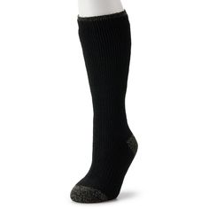 These Women's Black Heat Holders Ashley Solid Long Socks sensationally soft. These Women's Black Heat Holders Ashley Solid Long Socks sensationally soft.  Extra-long length Thermal Retains heat Diabetic friendly Non-bindingFIT DETAILS Socks sized 5,9 fits shoe size 5,9 Knee-High silhouetteFABRIC & CARE Materials: 91% acrylic, 5% nylon, 3% polyester, 1% elastane Machine wash Imported Size: 5-9. Gender: unisex. Age Group: adult. Black Full-length Hosiery For Winter, Black Full Length Hosiery For Winter, Full Length Black Hosiery For Winter, Black Full-length Winter Hosiery, Comfortable Stretch Black Knee-high Socks, Comfortable Black Knee-high Socks For Winter, Black Knee-high Hosiery For Winter, Black Knee-high Winter Hosiery, Black Snug Fit Socks For Fall