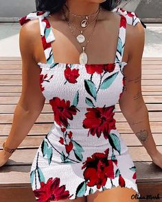 Color: red, Size: L Camisole Dress, Short Dresses Casual, Boho Women, Fashion Colours, Summer Dresses For Women, Casual Outfit