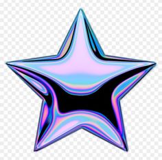 a shiny star on a white background