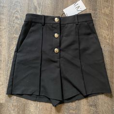 Zara Black Shorts. Brand New Zara Shorts, Zara Black, Black Shorts, Zara, Womens Shorts, Brand New, Women Shopping, Black, Color