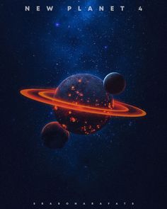 an artist's rendering of the planets in space