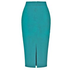 This stylish skirt is made from 100% cotton for exceptional comfort and breathability. The turquoise green color is perfect for any season and gives the skirt an eye-catching look. The midi length is perfect for day to night wear. Product Features Please Compare your Measurements To our Size Chart Before Purchase Fully Lined Fitted waist Center back seam with invisible zipper Regular fit- true to size Skirt Length is 30 Inches from Waist Hand Wash with mild soap. Fabric is a 100% Cotton Crepe De Green Cotton Midi Skirt, Chic Green Knee-length Bottoms, Green Midi Length Workwear Bottoms, Green Midi Length Lined Skirt, Green Lined Midi Skirt, Blue Knee-length Pencil Skirt For Summer, Chic Green Knee-length Pencil Skirt, Chic Green Knee-length Skirt, Green Cotton Mini Skirt For Work