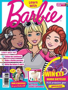 the front cover of barbie magazine