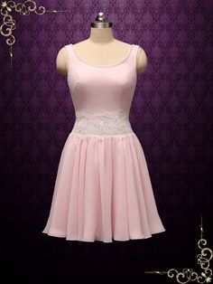 This knee length formal dress was first made for a ballroom dancer who wanted to do a rumba recital based on a classic film. The Dress is made with with ice pink chiffon and a full circle skirt that flares out beautifully during the dance. Photoed without petticoat. We recommend ordering without the petticoat if you wish to use this dress in ballroom dancing. This dress can also be made in white or ivory would be a perfect first dance dress for your wedding! Working Time: 8 weeks Rush Order plea