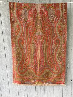 A really nice vintage Brooks Brothers wool large scarf or shawl A paisley Like pattern of red green grey and tan woven wool Has original tag A light wool weave that drapes evenly or possibly could be a large tie In very good condition I do not see any holes or stains Measures about 28 inches wide by 80 inches long There is a small 1 inch fringe on each end Vintage Jamawar Dupatta, Vintage Pashmina Dupatta, Vintage Pashmina Shawl, Red Jamawar Shawl Scarf, Red Bohemian Pashmina Shawl With Paisley Print, Red Pashmina Shawl With Paisley Print, Vintage Red Pashmina Shawl, Red Pashmina With Paisley Print, Traditional Multicolor Paisley Print Pashmina Shawl