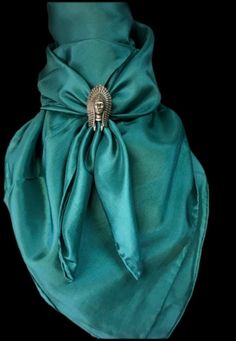 "Silk Scarf Wild Rag Solid  Teal  8mm 34.5\" Scarf Slides are sold separately." Scarf Slides, Scarf Aesthetic, Turquoise Boots, Scarf Slide, Teal Scarf, Cowboy Stuff, Wild Rag, Head Scarf, Silk Scarf