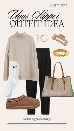 10 Trendy Ugg Tasman Slippers Outfit Ideas To Copy — Champagne & Savings Outfits With Ugg Tasman Slippers, Tasman Slipper Outfit, Uggs Slippers Outfit, Ugg Slipper Outfit, Ugg Tasman Slippers Outfit, Tasman Slippers Outfits, Uggs Slippers, Chunky Socks, Slipper Outfit