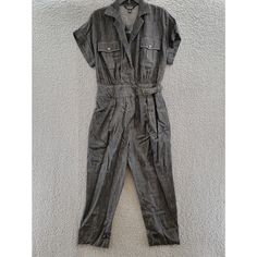 Lauren Ralph Lauren Denim Jumpsuit Women'S 10 Nightfall Wash Collar Short-Sleeve Lauren Ralph Lauren Denim Jumpsuit Women's 10 Nightfall Wash Collar Short-Sleeve Retail $245.00 This Lauren Ralph Lauren Denim Jumpsuit Is Perfect For Any Occasion, Whether It's A Party Or A Casual Day Out. The Jumpsuit Is Made Of 100% Cotton Denim Material With A Heather Pattern In The Nightfall Wash Color. It Features A Collared Neckline, Dolman Cuff Sleeves, And A Straight Leg Style. The Jumpsuit Has A Zip F Short Sleeve Denim Utility Jumpsuit For Workwear, Utility Style Denim Jumpsuit With Short Sleeves For Work, Relaxed Fit Denim Jumpsuit For Work With Short Sleeves, Fall Jumpsuits And Rompers With Pockets And Short Sleeve, Utility Style Fitted Denim Jumpsuit For Workwear, Utility Denim Jumpsuit For Workwear, Dark Wash Relaxed Fit Jumpsuits For Work, Dark Wash Cotton Jumpsuit For Work, Dark Cotton Jumpsuit For Work