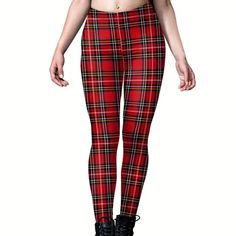 Never Worn! Would Look Super Cute Styled With A Cozy Sweater And Boots During The Holiday Season Asian Sizing So Runs Small! 90s Y2k Sexy Plaid Tartan Flannel Schoolgirl Skirt Alt Egirl Punk Goth Grunge Emo Preppy Rave Festival Iheartraves Dollskill Hot Topic Aesthetic 50s 60s 70s 80s 90s Y2k Harry Potter Clueless Britney Spears Sexy Nerd Mini Skirt London Asos Modcloth Sourpuss Hellbunny Voodoo Vixen Urban Outfitters American Apparel Free People Forever 21 Fashion Nova Cosplay Christmas Yoga, Cashmere Leggings, Lifting Leggings, Casual Linen Pants, Holiday Leggings, Womens Christmas, Legging Outfits, Stylish Pants, Stretchy Leggings