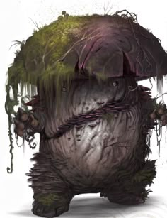 an image of a giant creature with trees on its head