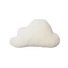 a white cloud pillow on a white background