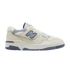 Find NEW BALANCE 550 'beige Vintage Indigo on Editorialist. 550 'Beige Vintage Indigo' Nb Shoes, Sneaker Storage, Ivory Shoes, Vintage Indigo, New Balance Women, Hoodies For Sale, Nike Dunk, Blue Shoes, Trainers Women