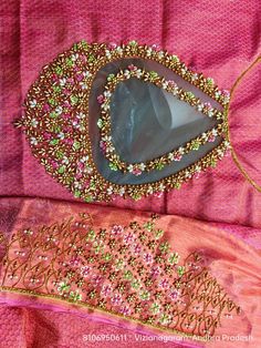 Simple Net Aari Work Blouse Designs, Boat Neck Aari Work Designs, Latest Aari Work Blouse Designs, Embroidery On Bags, Latest Aari Work, Embroidery For Kids, Aari Work Blouse Designs, Shawl Embroidery, Books Embroidery