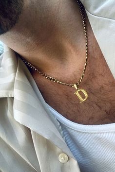 Make a statement with our Men’s Cuban Initial Necklace. This rugged yet refined piece combines classic Cuban links with a personalized initial charm, adding a unique touch to your everyday style. Perfect for the modern man. 💪 #MensJewelry #CubanLink #PersonalizedNecklace #thecustomgoodsco #customjewelry #jewelry #handmadejewelry #finejewelry Personalized Tan Pendant Jewelry, White Jewelry Rope Chain As Gift, Valentine's Day Initial Pendant Jewelry For Best Friend, Personalized Initials Jewelry For Father's Day, Cuban Design, Cuban Link Chain Necklaces, Miami Cuban, Link Chain Necklace, Custom Initials